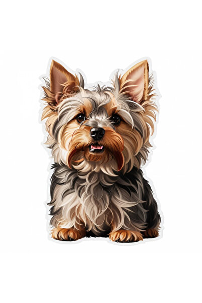 INOVATIX Set de 8 bucăți, autocolant pentru câini Yorkshire terrier, INOVATIX...