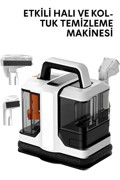 electroawm Profesyonel Koltuk Temizleyici Makine – Çift Su Hazneli, Kompakt T...