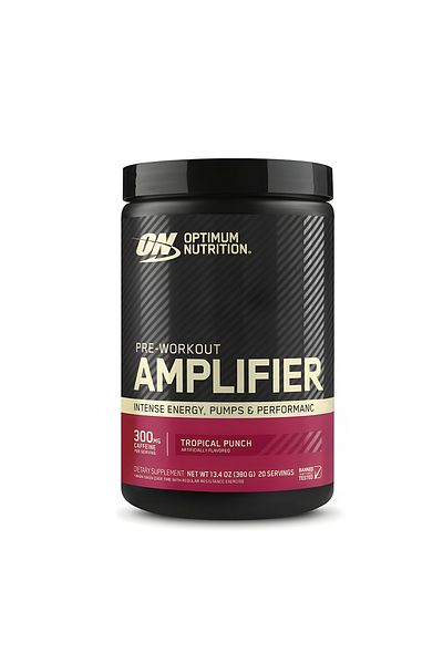Optimum Nutrition Pre Workout Amplifier, Tropical Punch, 380 gm, Energy, Pumps & Performance
