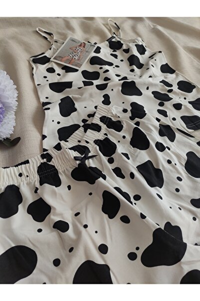 Mihra Compact Penye Ip Askılı Ekru Kadın Pijama Takımı S/m-l-xl-xxl 90755