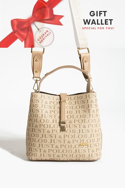 Just Polo JP New Season Original Just Polo 4 Compartment Medium Size Classic Sports Model Women's Shoulder Bag and Handbag