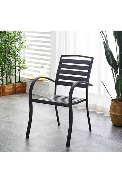 rexa Single outdoor chair, iron - 45-53-80 cm