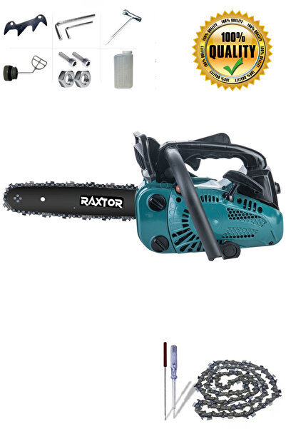 RAXTOR 25cc Mini Benzinli Testere Ağaç Odun Dal Budama Ve Kesme Testeresi Hız...