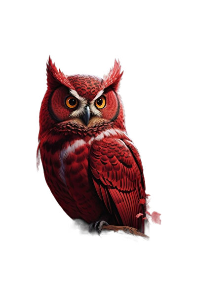 INOVATIX Set de 8 bucăți, autocolant Bufniță Ruginită, INOVATIX®. 6 cm