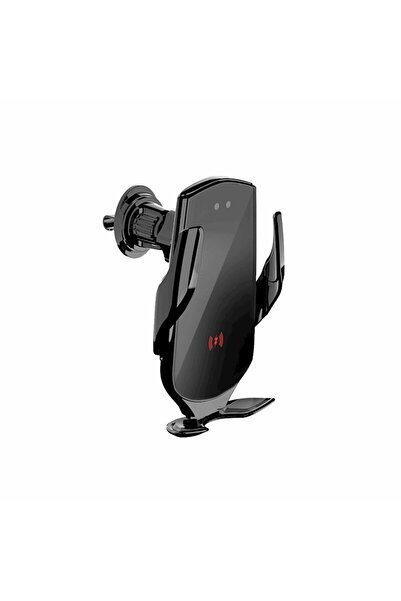 OEM Încărcător auto wireless 15W, QC, încărcare rapidă, cablu USB Type-C, deschidere/închidere automată, suport pentru ventilație, negru