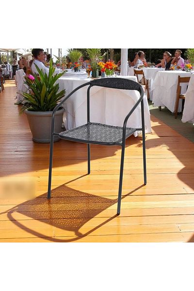 rexa Furniture Woven Rope Dining Chair - 47 x 50 x 85cm