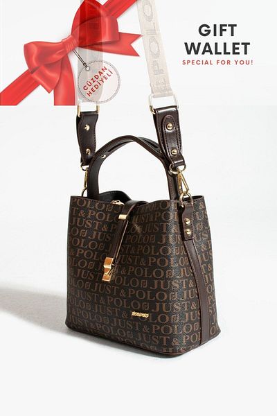 Just Polo JP New Season Original Just Polo 4 Compartment Medium Size Classic Sports Model Women's Shoulder Bag and Handbag