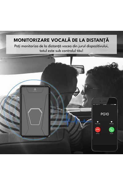 Spionescu Mini GPS tracker 2G, PG 10, 15 hours battery life, safety perimeter, precise location