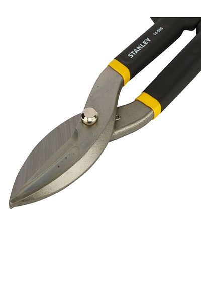 Stanley Non-Slip Grip Straight Bi-Material Tin Snips