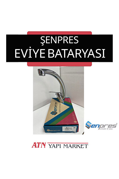 ŞENPRES Senpres Krom Mutfak Eviye Bataryası - Yüksek Borulu Musluk (25/04)