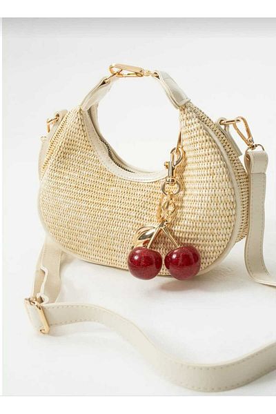 Die Fein Mini Model Wicker Charm Cadou Geantă de mână și de umăr pentru femei