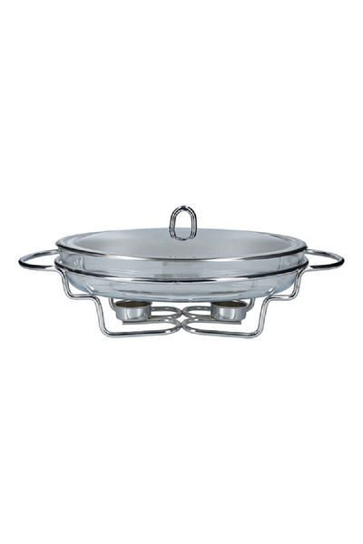 Bien Servi 3 Liter Oval Food Warmer Silver