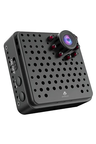 Spionescu Mini surveillance camera, WIFI, 1080P, night vision, 155° wide angle, motion sensor, APP alarm