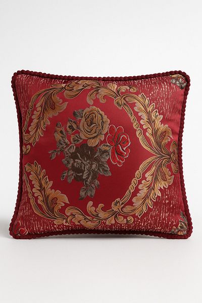 style iconic Vintage Floral Embroidered Throw Pillow with Removable Cover – Set of 2 (45x45 cm)