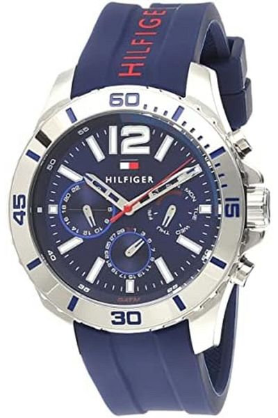 Tommy Hilfiger NOLAN MEN's NAVY DIAL, NAVY SILICONE WATCH - 1791142