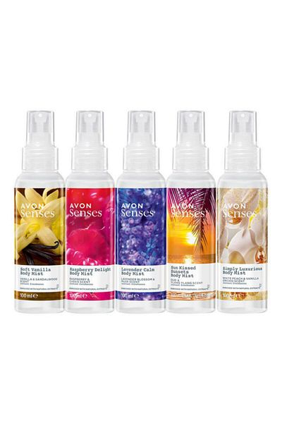AVON AVON Senses Body Spray Set 5 Irresistible Fragrances for Every Mood