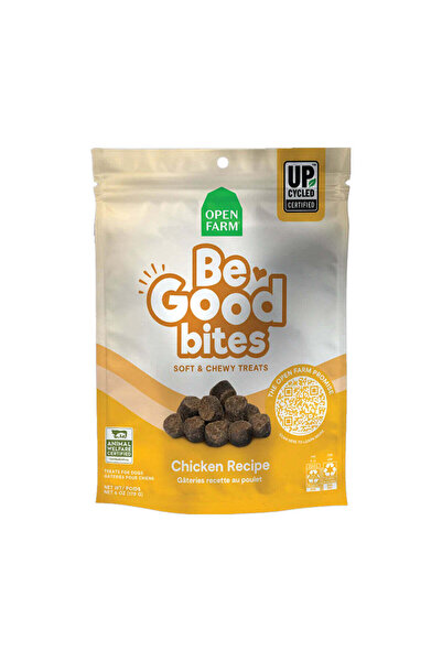 Open Farm بي جود بايتس - وجبة خفيفة بنكهة الدجاج للكلاب - ١٧٠ غرام