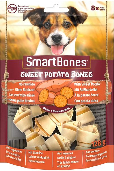 SmartBones Smartbones Sweet Potato Mini 8Ct