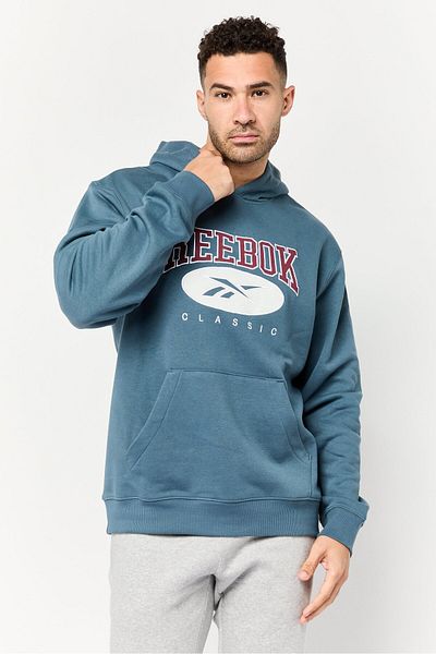 Reebok Men Sportswear Fit Long Sleeves Outdoor Sweatshirt, Blue