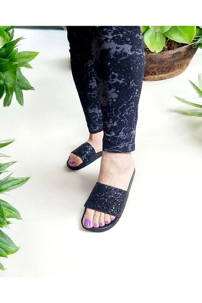 GEZER Summer Shiny Comfortable Sole Home and Outdoor Slippers