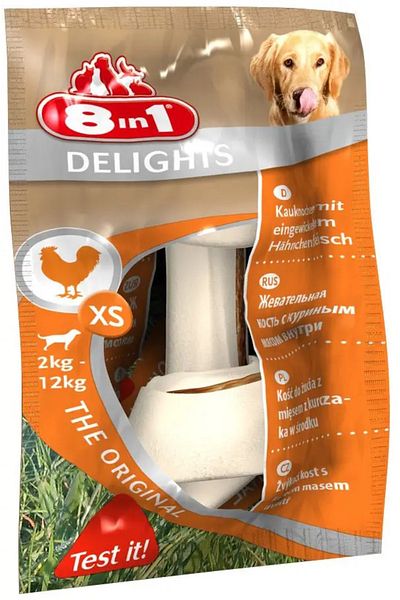 8in1 8in1 Delights Chicken XS 1pc