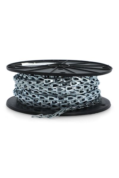 ACE Sturdy and Durable High Quality Sash Steel Chain Silver 30m