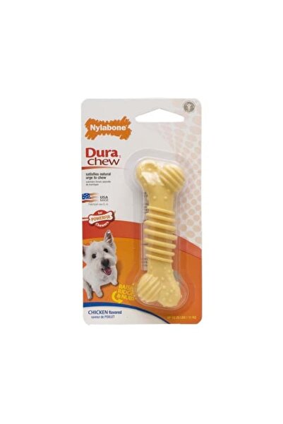 Nylabone علكات وولف النايلون بنكهة العظام المزخرفة باور تشو
