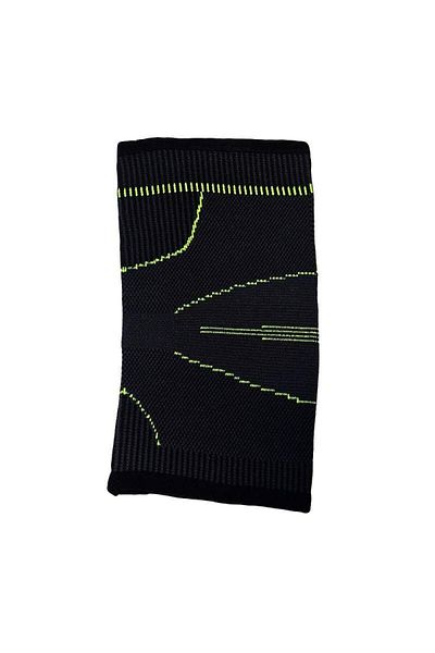 SIKS Elastic Armrest, Elbow Protection, Compression Band, Universal Size, Black With Green