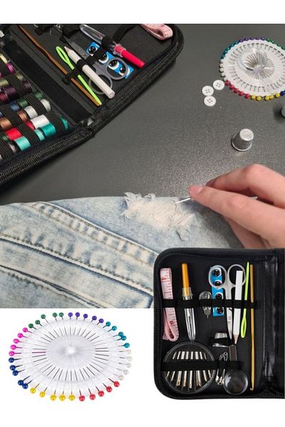 Cumpara24 Sewing Kit with 128 Useful Items