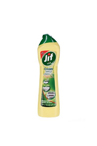 Jif Lac Lemon Pearl Kitchen Cleaner Cream with Micro Crystals Clear