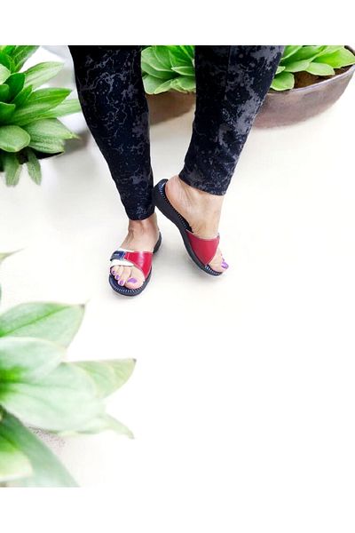 GEZER Comfortable and Soft Sole Velcro Adjustable Home and Outdoor Slippers