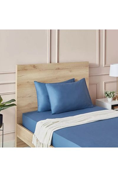 Home Box طقم غطاء وسادة قطني من قطعتين - 50×75 سم