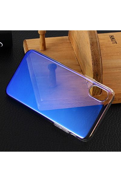 Blue Huawei P20 PRO Case, Gradient Color Chameleon Blue-Yellow