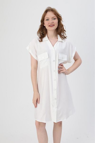 SHULEBOUTİQUE Double Pocket Sleeveless Dress