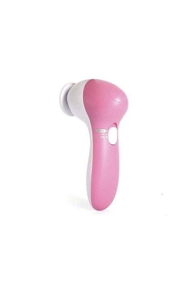 SIKS ® electric foot massage and cleaning brush, 7in1, pink/white