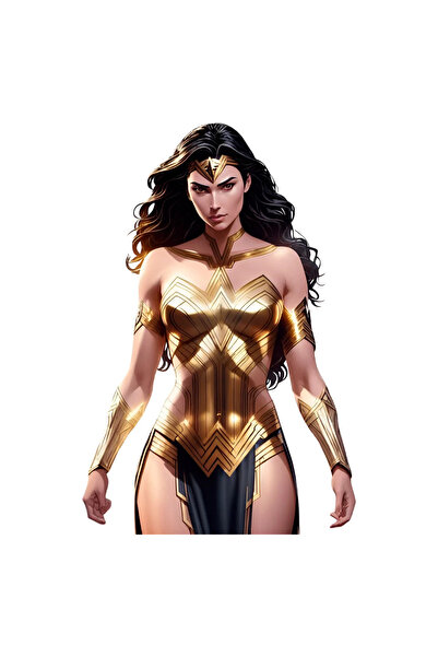 INOVATIX Set de 8 piese, autocolant Wonder Woman, INOVATIX®. 6 cm