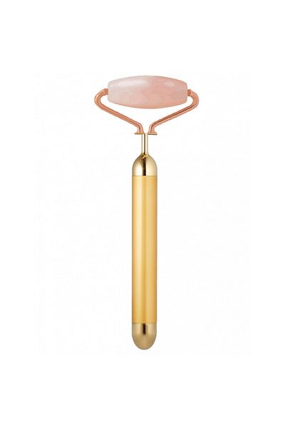SIKS ® facial massage roller for wrinkle reduction, portable, gold