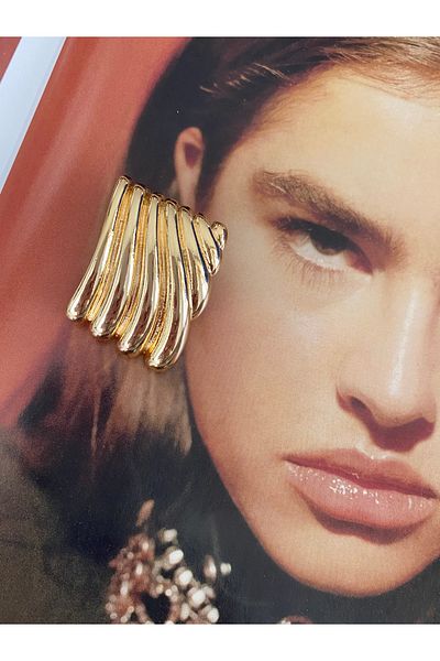 Pinery Jewels Rectangular Row Bar Women's Earrings Pair