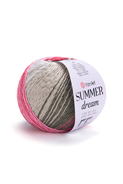 Yarnart Yarn Art Summer Dream Yumuşak Ebruli ve Parlak Örgü İpi 100 gr