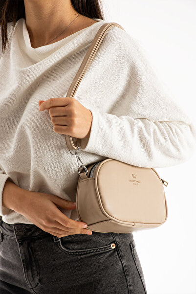 Çanta Trend Soft Leather Very Useful 3 Compartment Small Size Shoulder and Crossbody Bag