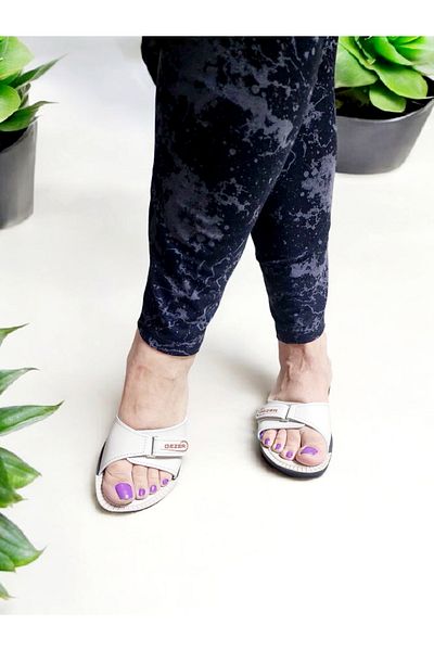 GEZER Comfortable and Soft Sole Velcro Adjustable Home and Outdoor Slippers