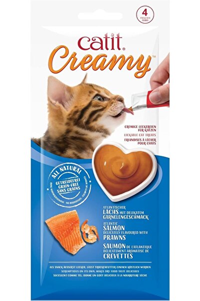 Catit CatIt Creamy Lickable Treats - Salmon & Prawns