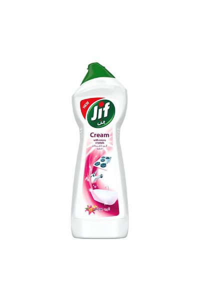 Jif Rose Pearl Kitchen Cleaner Cream with Micro Crystals Clear