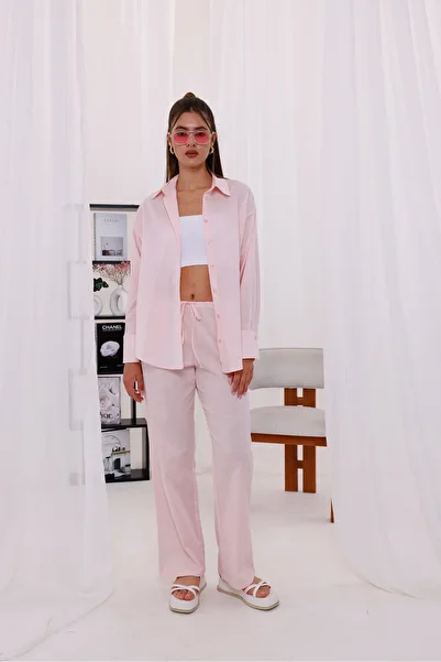 LA PANTE Bottom Top Shirt Pants Set