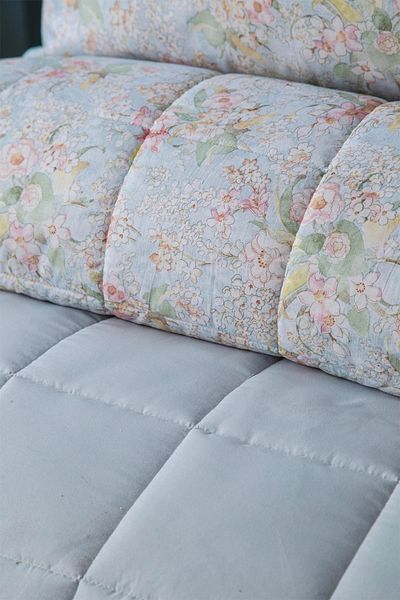 Apricitas HOME Candy Blue Double Bedspread Set