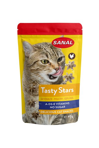 Sanal CAT Tasty Stars Poultry 40g