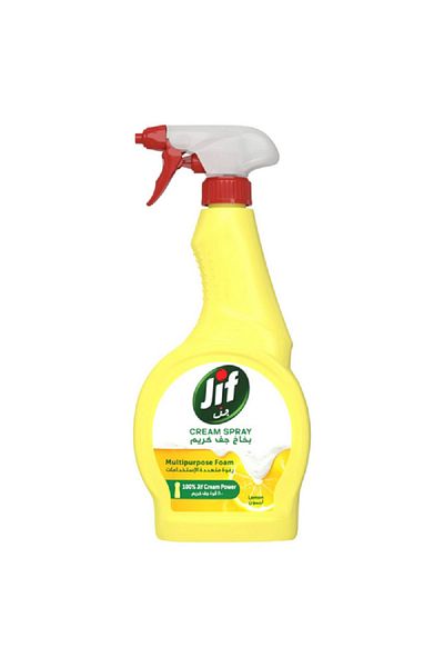 Jif Lemon Scented Multipurpose Foam Cleaner Cream Spray