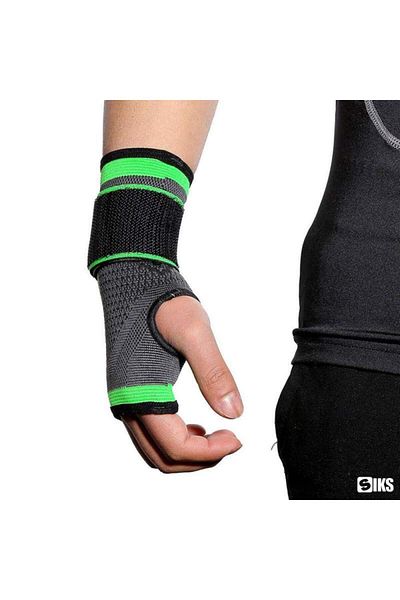 SIKS Elastic Wrist Brace, Adjustable With Elastic Strap, Breathable Elastic Material