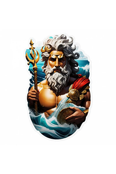 INOVATIX Σετ 8 τεμαχίων, Αυτοκόλλητο Αιγύπτιος Θεός Ωκεανός με δόρυ, INOVATIX...