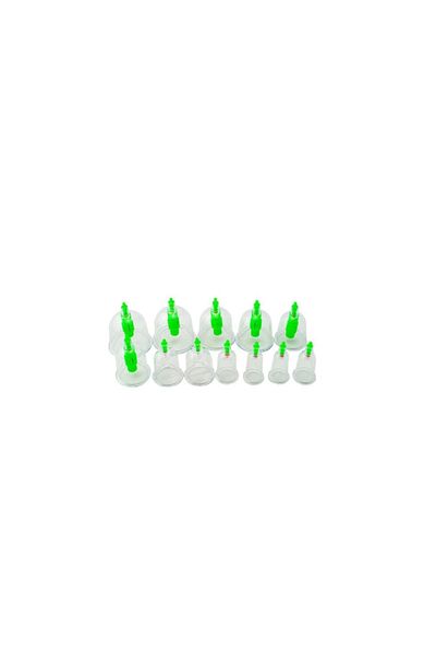 SIKS ® vacuum device for therapy with 12 medicinal cups, manual